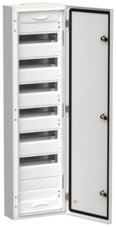 Корпус металлический ЩРн-84 (1х84) 1085х310х140 IP54 бел. (одна дверь) TITAN 5  TI5-50-N-084-54
