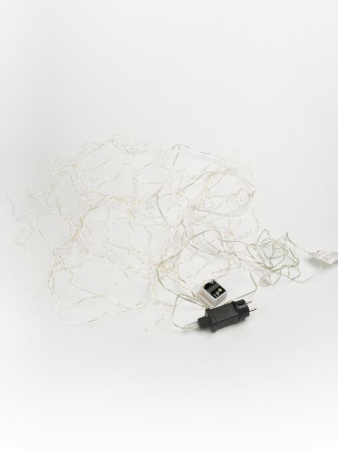 Гирлянда "Занавес-водопад" CLLDM400WW-C-USB-RC 1.5х2м 400 тепл. бел. светодиодов 10 нитей с контроллером для помещений пульт  4690601050106