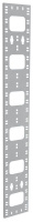 Органайзер кабельный вертикальный 150х12мм 42U сер.  CO35-15042-R