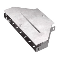 Переходник для лотка симметричный 400х200х50 с крышкой Стандарт  PR16.0652