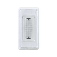 Лампа сигнальная с прозр. крышкой узкая 130-250В 27 бел. 27808-34