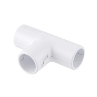 Тройник для жестких труб d25 разъемн.  50625