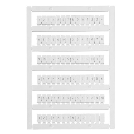 Маркировка для лазерной печати "1-10" OptiClip MC5/H/1-10  332722