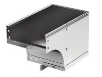 Угол для лотка вертикальный внешний левый 90град. 500х80 CDSS 90 в компл. с крепежн. элемент.  37027K