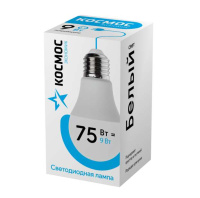 Лампа светодиодная "Экономик" A60 9Вт 4500К E27 220В  LkecLED9wA60E2745