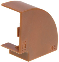 Поворот на 90град. КМП 40х25 дуб (уп.4шт) ELECOR  EL-KK10D-P-040-025-K11