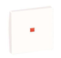 Клавиша с индикатором для выкл. К302 45х45мм алюм.  Connect K112-8