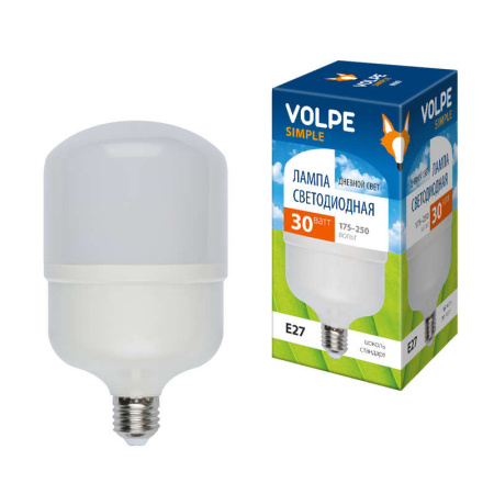 Лампа светодиодная LED-M80-30W/DW/E27/FR/S Simple 30Вт матовая 6500К холод. бел. E27 (упак. картон)  UL-00002942