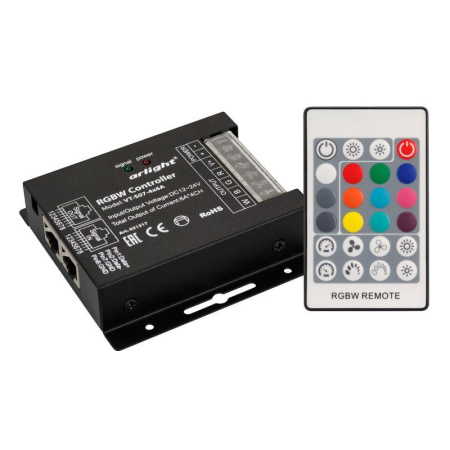 Контроллер VT-S07-4х6A 12-24В ПДУ 24 кнопки RF IP20 метал.  021317