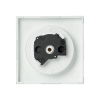 Панель лицевая Валенсия для розетки 1-м 10А защ. шторки без заземл. сталь PROxima  ESR10-L-022-30