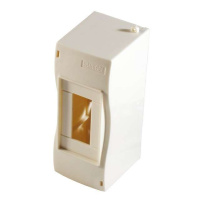 Бокс ОП 2м без защ. шторок IP40 сл. кость  КМ2020-01-И