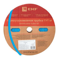Трубка термоусадочная ТУТ нг 25/12.5 син. PROxima (уп.50м)  tut-25-g