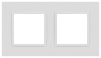 Рамка для розеток и выключателей ЭРА Elegance 14-5012-01М Classic на 2 поста матов. бел.  Б0065824 Рамка для розеток и выключателей ЭРА Elegance 14-5012-01М Classic на 2 поста матов. бел.  Б0065824
