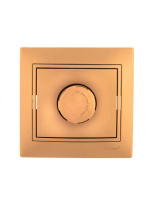 Светорегулятор СП 800Вт Mira зол. метал.  701-1313-115