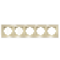 Рамка 5-м Афина стеклянная зол. UNIVersal 2294