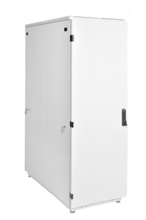 Шкаф коммутационный напольный ШТК-М-42.6.8-3ААА 42U 600х800мм передн. двер. метал. задн. двер. стальн. лист 2 боков. панел. 550кг 655мм 103.5кг 180град. 2030мм сер.  1132129