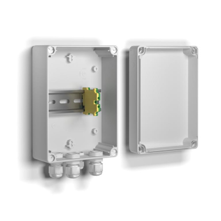 Коробка монтажная для установки одного или двух устройств защиты IP66 219х122х90мм КМ-1  40001