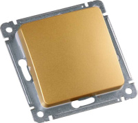 Механизм кнопки звонковой СП 1-кл 16А 250В зол.  ВС10-431-07