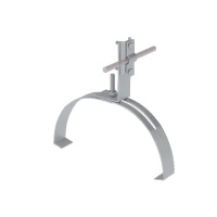 Держатель болтовой DFKB-D5-10 TD для фигурного конька для прутка d5-10мм сталь термодиффузион. цинк. КМ MA0428