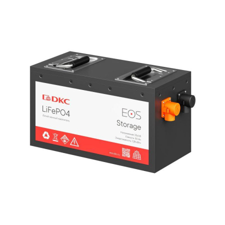 Накопитель энергии LFP EOS Storage 25В/50Ач/1.28кВтч мет.корпус  ESS025M050E