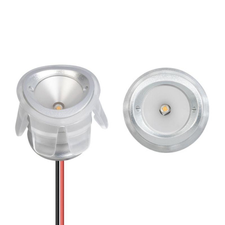 Светильник светодиодный ALT-LODESTAR-HANDRAIL-R27-1.5W Warm3000 GR 70deg 12-24В IP67 металл  045491