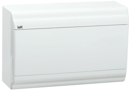 Бокс ЩРН-П-12 мод. навесной пластик IP41 PRIME бел. дверь  MKP82-N-12-WD-41-10