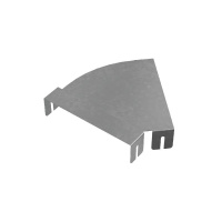 Крышка для угла горизонтального изменяемого 0-45град. осн.200 сталь "ПЛЮС" KIGLplus200 оцинк. КМ PL12392