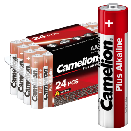 Элемент питания алкалиновый AAA/LR03 1.5В Plus Alkaline LR03-PB24 (уп.24шт)  7615