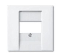Накладка розетки компьютерной Basic-55 альп. бел.  2CKA001724A4275