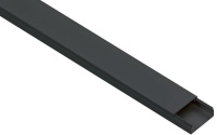 Кабель-канал 40х16 L2000 пластик ЭЛЕКОР черн.  EL-KK10-040-016-1-K02