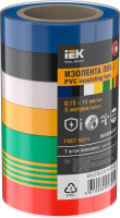 Изолента 0.15х15мм 5м (7шт/компл)  EX-IZ10-C15-15-05-SET