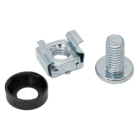 Комплект монтажный TERACOM для 19дюйм шкафов М6х12 (уп.20шт)  TRC-M6x12-s20