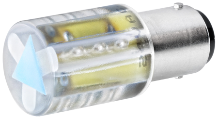 Элемент световой колонны LED 115В AC BA 15D прозр.  8WD44486XE