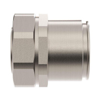 Муфта металлорукав DN 40-жесткая труба d40мм IP66/IP67 никелир. латунь  6117-40