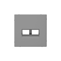 Накладка двойная ArtGallery для информационных функций типа Keystone базальт SE GAL001490