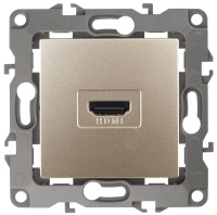 Розетка 12-3114-04 HDMI шампань ЭРА Б0027484