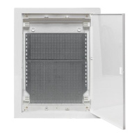 Щит слаботочный встраив. Nova 3 габарит IP41 с пласт. дверью PROxima  nv-mb-pd-3