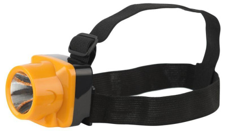 Фонарь аккумуляторный налобный TG1 1LED яркий аккум. 4В 0.5А.ч ЗУ 220В  Б0053033