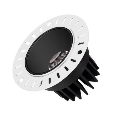 Светильник светодиодный MS-ATLAS-TRIMLESS-R70-12W Warm3000 BK 32deg 230В IP20 металл  0361051