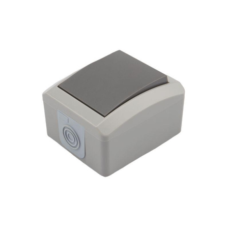 Выключатель 1-кл. ОП INDUSTRIAL IP54 сер.  KR-78-0608