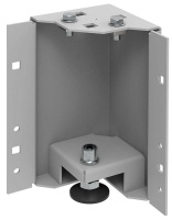 Уголок цоколя H=200мм рег. сер. (уп.4шт) by ZPAS РФ  ZP-BC35-B1-02-R