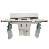 Выключатель 1-кл. SKANDY 10А SK-V01W арктич. бел.  SK-V10-0-10-K01