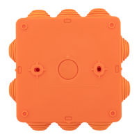 Коробка огнестойкая E45 100х100х50мм IP55 с клеммниками 7 полюсов 0.5-10кв.мм HF  plc-kmfr-100-710 Коробка огнестойкая E45 100х100х50мм IP55 с клеммниками 7 полюсов 0.5-10кв.мм HF  plc-kmfr-100-710