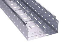 Лоток листовой перфорированный 200х100 L3000 сталь 0.8мм цинк-ламель  35343ZL