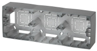 Коробка наклад. монтажа 3 поста 12 графит 12-6103-12 ЭРА Б0043186