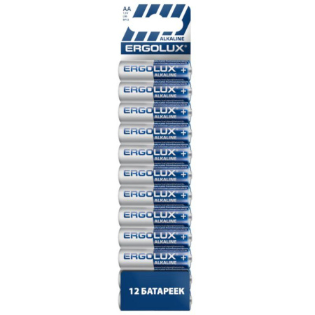 Элемент питания алкалиновый AA/LR6 1.5В Alkaline BP12 ПРОМО (уп.12шт)  15199
