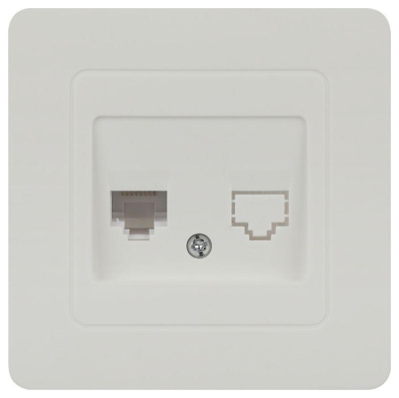 Розетка RJ45 СП Style 7-303-01 бел.  Б0060649