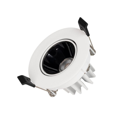 Светильник светодиодный MS-FORECAST-BUILT-TURN-R82-8W Warm3000 WH-BK 32 deg IP20 230В металл  035448