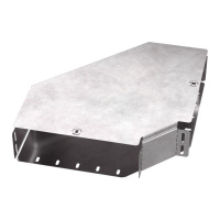 Угол для лотка горизонтальный 90град. 300х100 с крышкой Стандарт  PR16.0422