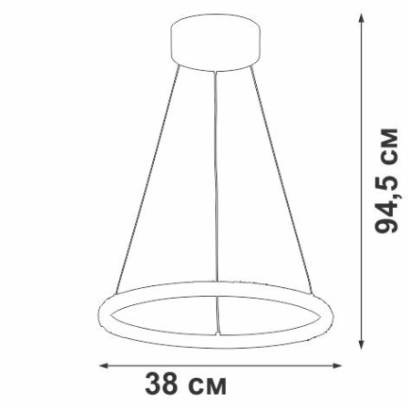 Светильник светодиодный LED 25Вт 3900-4200К 1810лм  V4629-0/1S